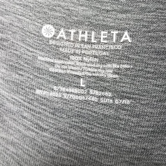*SOLD* Athleta Heathered Gray Sleeveless Top Large - Picture 7 of 8